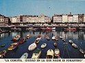 Marina Coruña Spain 1961 Fournier 580. Postal Coruña Marina. Subida por susofe
